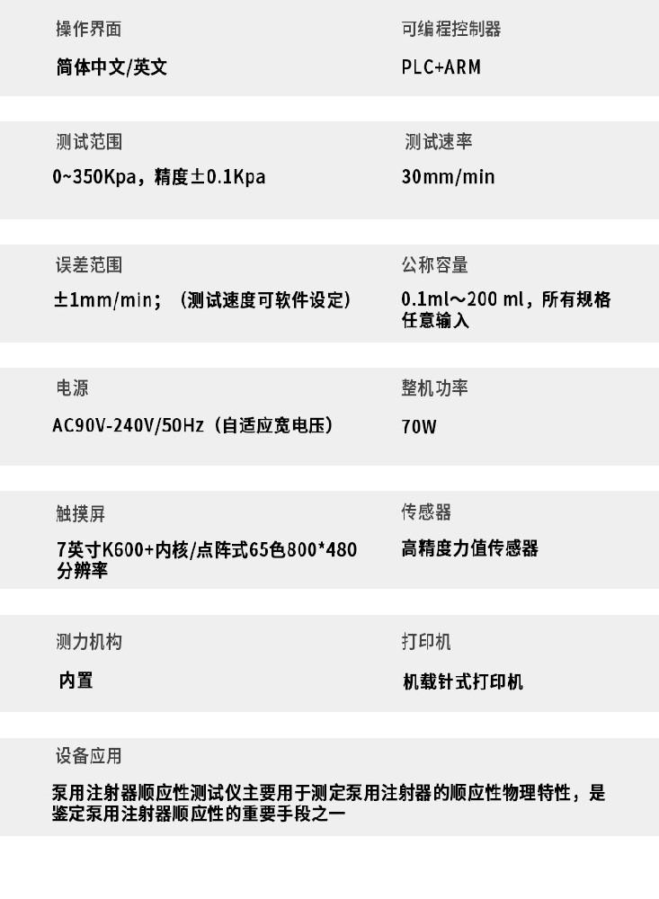 预灌封注射器活塞滑动性测试的关键工具